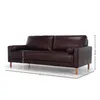 Sofá Ícono - Cuero Natural - 3 cuerpos - A fabricar en Marrón - Sillones y sofás, Uruguay | NYR, vista 3 de 3