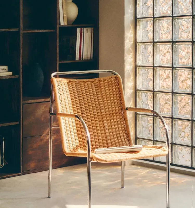 BUTACA RATÁN Y ACERO - Butacas, banquetas y puffs, Uruguay | Zara Home