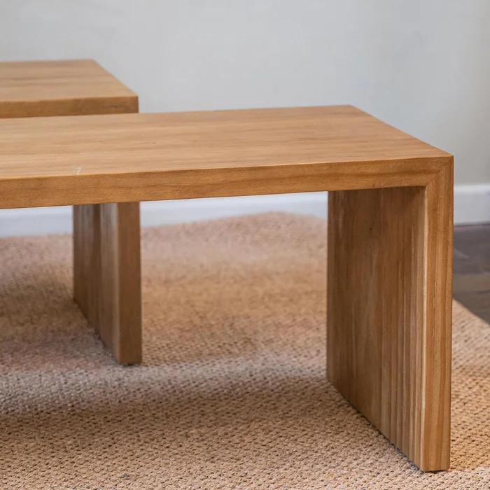Mesa ratona Sofi en Madera natural - Mesas de living, Uruguay | De Arcos, vista 2