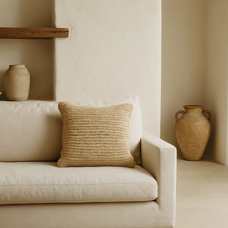 Almohadón Capri en Beige - Textiles, Uruguay | Casakos