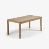 Mesa extensible Briva 180 (230) x 90 cm madera maciza de roble y pino acabado natural en Madera natural - Mesas de comedor, Uruguay | Kavehome, vista 1 de 8