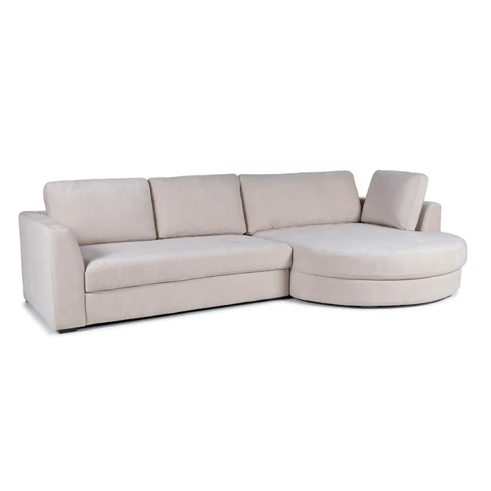 Rinconera Lotus - Tela Microfibra - Chaise Derecho - 12072 (Beige) en Beige - Sillones y sofás, Uruguay | NYR