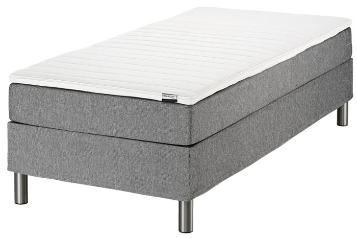 Cama cont 1 Plaza 90x200 BASIC C5 Dreamz gr-22 en Gris - Dormitorio, Uruguay | JYSK