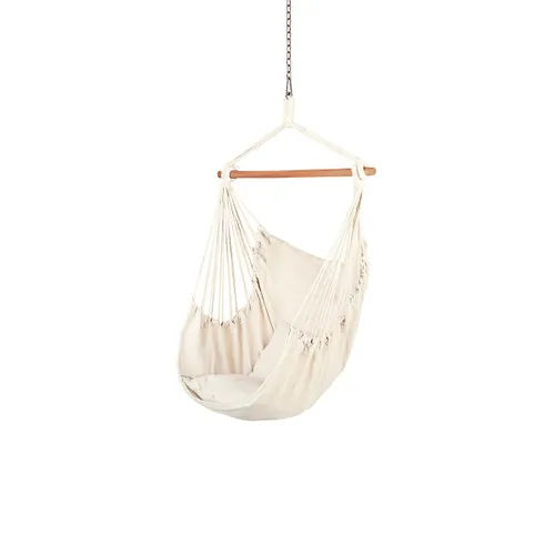 Hamaca Bohemian con Cadena Metálica incluida en Beige - Muebles para el exterior, Uruguay | Samic