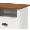 Mesa de Luz - Madera maciza - Linea Colonial - Blanca en Blanco - Mesas de luz, Uruguay | Rústico Hogar, vista 4 de 5