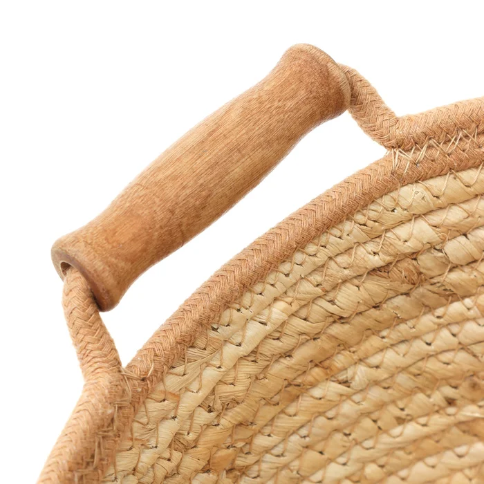 Cesto Con Asas De Madera Mediano - Canastos, Uruguay | Tiendas Montevideo, vista 2
