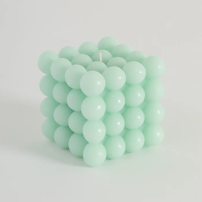 Vela Burbujas 8×8 en Verde - Velas y Portavelas, Uruguay | Tiendas Montevideo, vista 2