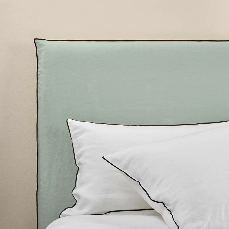 Respaldo con funda con vivos pestaña en Blanco - Dormitorio, Uruguay | Pieza Clave, vista 27