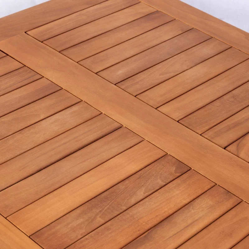 Mesa Exterior 80cm Teca Natural-beige Taki en Madera natural - Muebles para el exterior, Uruguay | Divino, vista 6