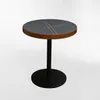 MESA DE EXTERIOR GOURMAND NEGRO CIRCULAR - Mesas de comedor, Uruguay | Viasono, vista 2 de 2