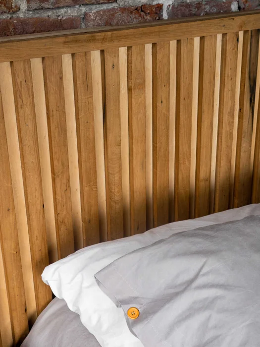RESPALDO DE CAMA PIPA QUEEN en Madera natural - Respaldos de cama, Uruguay | Fundamento Muebles, vista 2