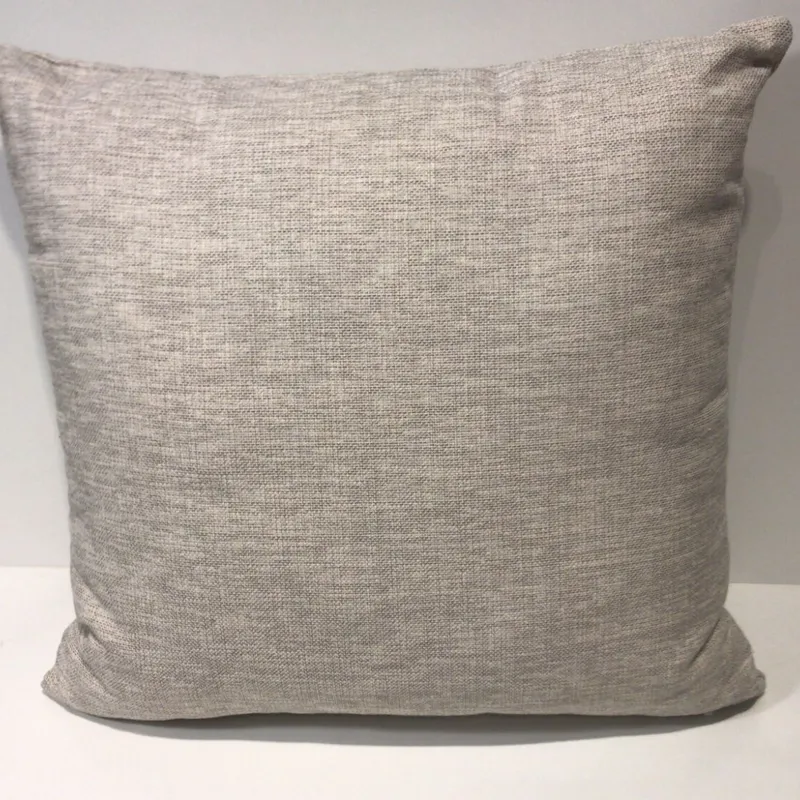 ALMOHADON 40X40 TELA JASPEADA CLARA en Blanco - Textiles, Uruguay | Champagne Home
