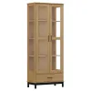 Cristalero 2 puertas + 1 cajón Madrid en Madera natural - Aparadores y recibidores, Uruguay | Satec, vista 3 de 3