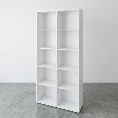 Biblioteca Mdf Blanco Clean en Blanco - Bibliotecas, Uruguay | Divino