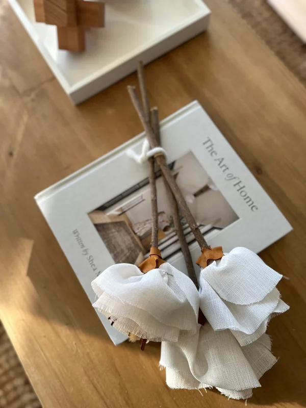 Flores de tela grandes – Set x3 unidades - Jarrones, Uruguay | Dreams On Time, vista 20