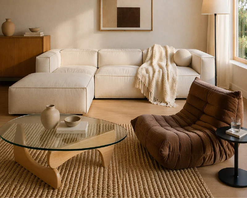 Mesa Baja Noguchi New Edition en Madera natural - Mesas de living, Uruguay | Samic, vista 3