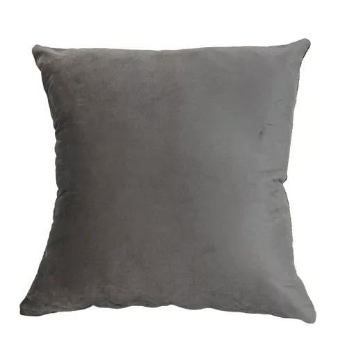 Almohadón Velvet - Gris en Gris - Decoración, Uruguay | Concetto Casa