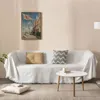 Manta para sillón y cama 90x150cm - blanco en Blanco - Textiles, Uruguay | Buho Store, vista 4 de 7