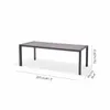 Mesa rectangular 207x90cm - Urbanite - Gris en Gris - Muebles para el exterior, Uruguay | Rústico Hogar, vista 5 de 5