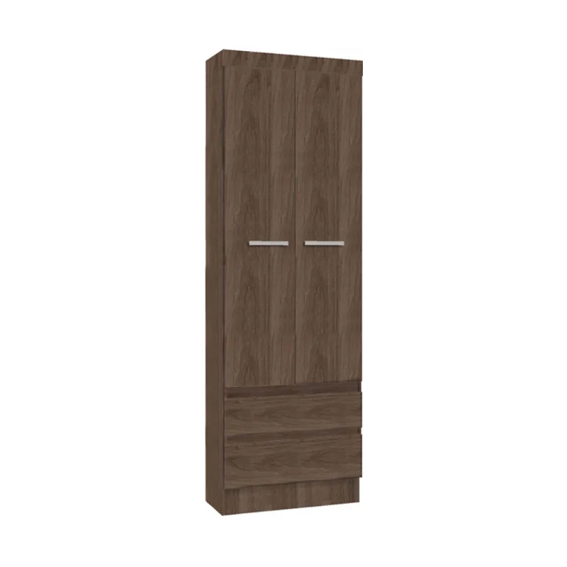 Placard Ropero 2 Puertas Mdp Marron 0200r Viena en MALBEC - Roperos y placares, Uruguay | Divino, vista 3