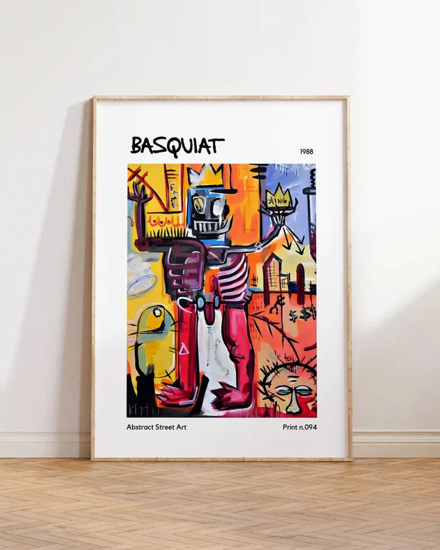 Basquiat N.02 en Multicolor - Láminas, Uruguay | La Cuadrería, vista 4