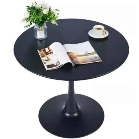 Mesa Tulip 60 cm - Negro en Negro - Mesas de living, Uruguay | La Cueva Muebles, vista 10