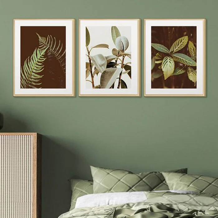 Set de 3 cuadros decorativos Naturaleza 30x40cm N°1 - Decoración de pared, Uruguay | Alta Gracia Deco, vista 2