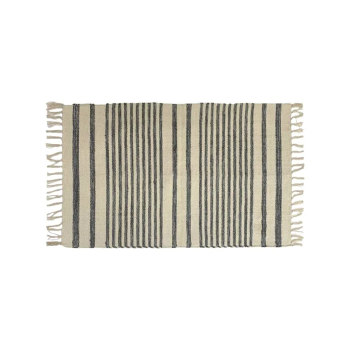 ALFOMBRA C/FLECOS 69X114CM LÍNEAS en Multicolor - Alfombras, Uruguay | Koz