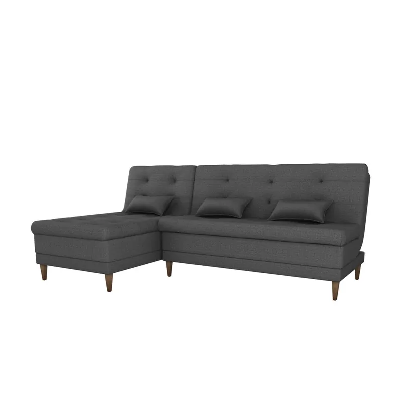 Sillón Cama con Chaise - Good - Gris en Gris - Sillones y sofás, Uruguay | Ecowood