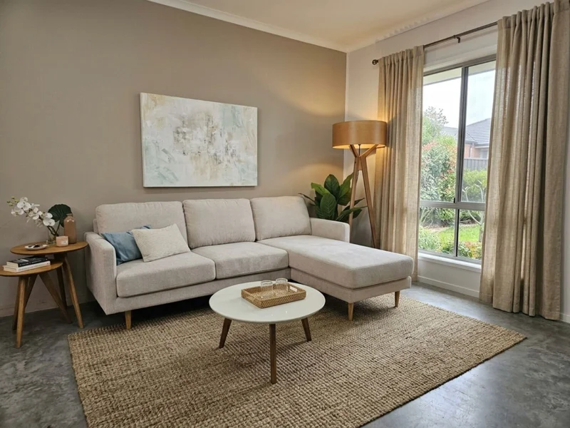 Sofá con Chaise PRADA - Beige en Beige - Sillones y sofás, Uruguay | Finkel, vista 3