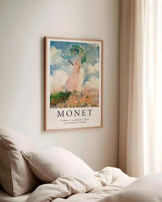 Monet - Femme a laombrelle - Láminas, Uruguay | La Cuadrería, vista 2