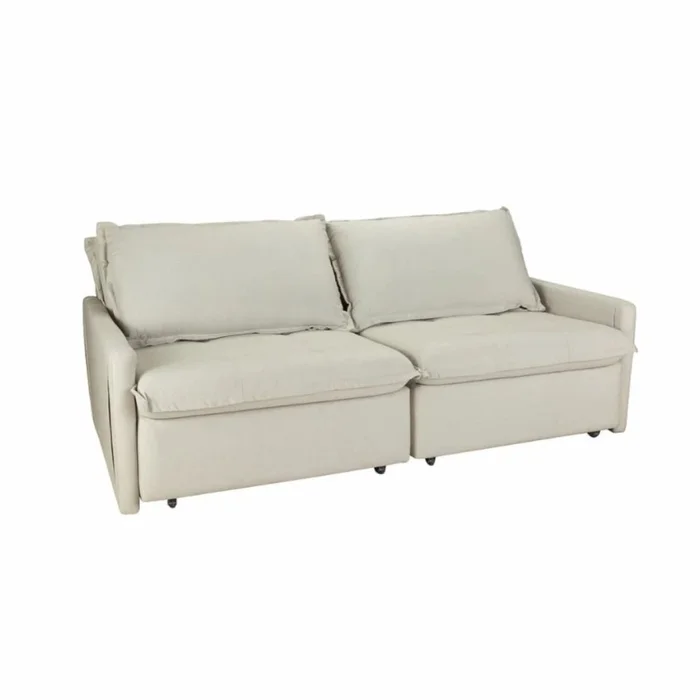 Sillón Sofá Cama Oliver 3 Cuerpos - Beige en Beige - Sillones y sofás, Uruguay | Ecowood, vista 2