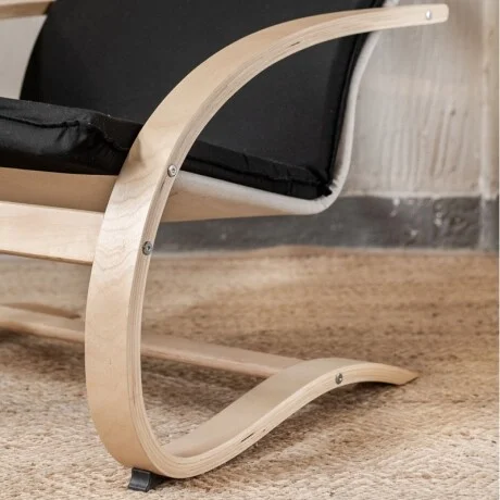 Silla Flex - Negro en Negro - Butacas, banquetas y puffs, Uruguay | Aihaus, vista 2