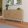 Aparador 3 Puertas 3 Estantes Con Mdp Patas De Madera - Aparadores y recibidores, Uruguay | Lais Muebles, vista 4 de 4