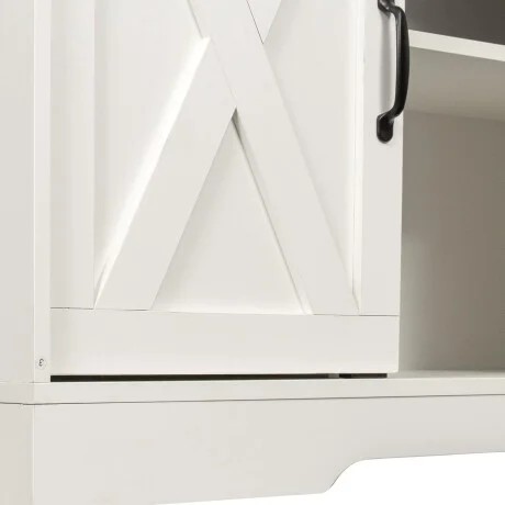 Rack de tv Ohio en Blanco - Muebles para TV, Uruguay | La Cueva Muebles, vista 17