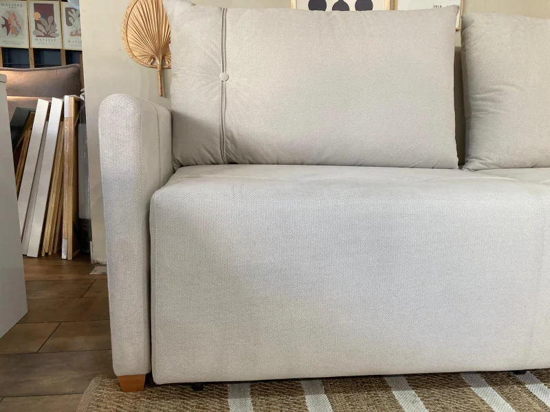 Sofá Cama Gramado 220cm – Beige Easy Clean en Beige - Sillones y sofás, Uruguay | Berna Home, vista 4