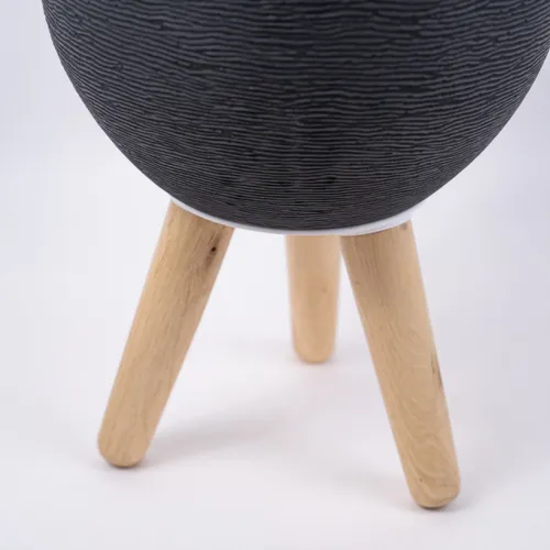 Maceta Teli - Gris en Gris - Decoración, Uruguay | Indian