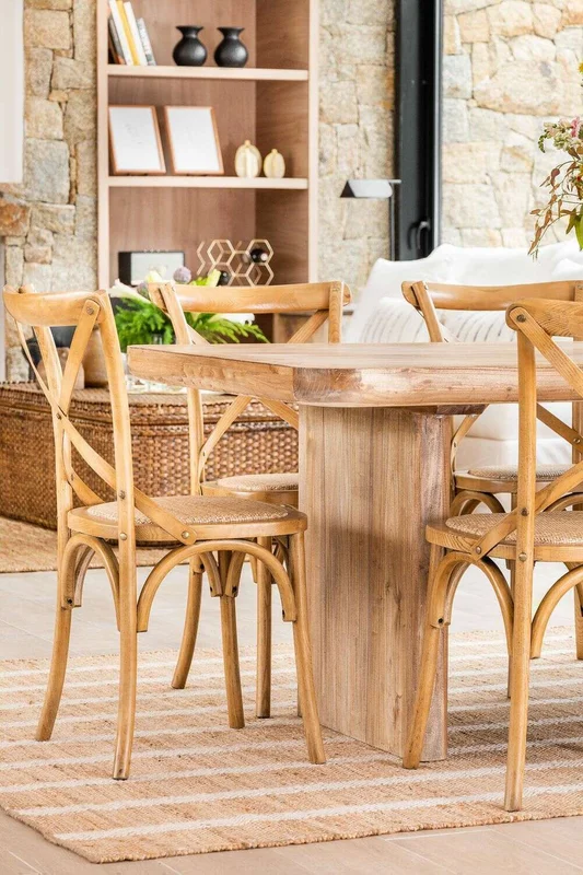 MESA COMEDOR ATHENA - 2.00 X 1.00 MTS en Madera natural - Mesas de comedor, Uruguay | La Iberica, vista 21