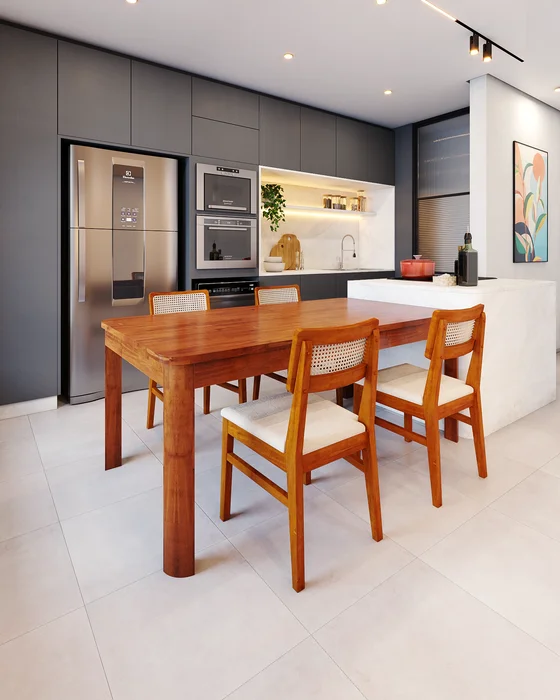 Mesa de Comedor Extensible Zuzu 120/160 – 180/220 en Tamaño - Mesas de comedor, Uruguay | Casa Brava