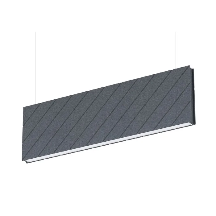 Luminaria de Suspender Acústica Atom 120cm Gris CCT en Gris - Lámparas colgantes, Uruguay | Serlux