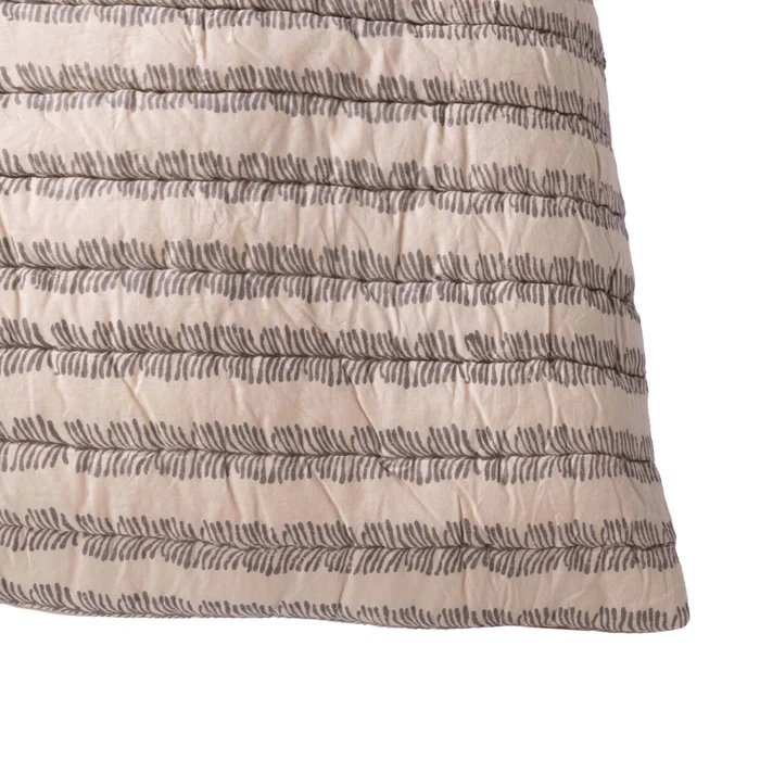Funda De Almohadón Rivie Algodon Blanco 65*65, Bco/neg Blanco/negro en Beige - Textiles, Uruguay | Divino, vista 2