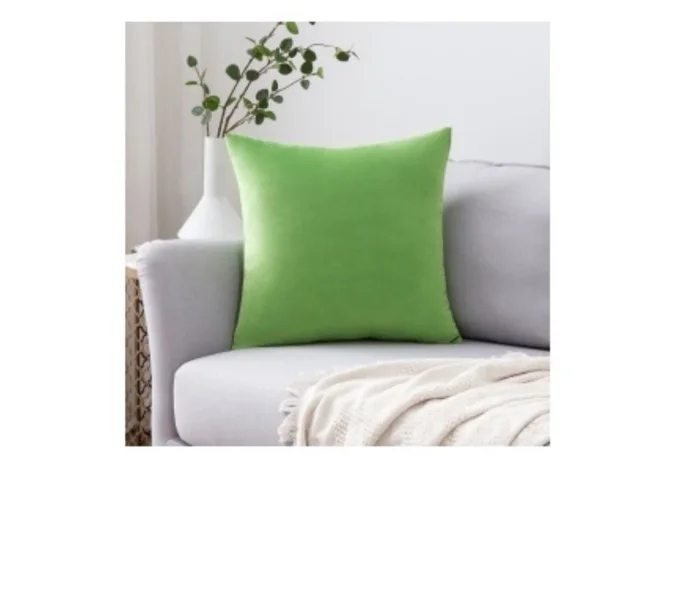 Almohadón Velvet Green en Verde - Textiles, Uruguay | Finkel, vista 2