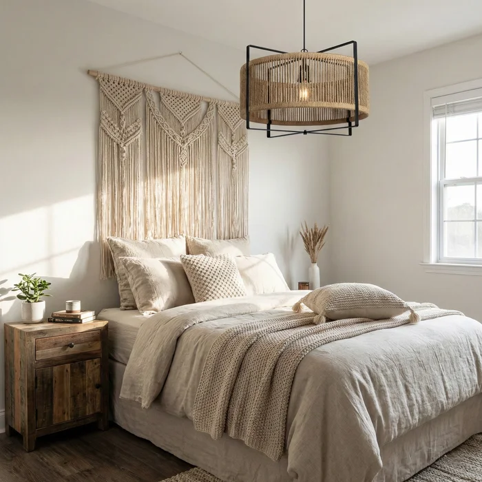 Colgante Nativo Ring Cord en Beige - Lámparas colgantes, Uruguay | La Perla, vista 4