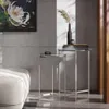Conjunto Mesas Laterales Redondas Patas De Hierro Tapa Mdp Gris - Mesas de arrimo, Uruguay | Muebles Express, vista 3 de 4