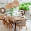 LÁMPARA TECHO YAKARTA en Madera natural - Lámparas colgantes, Uruguay | HomeTouch, vista 3 de 3