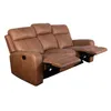 Recliner Manual 3 Cuerpos Tela Marron Hamilton Camel en Beige - Sillones y sofás, Uruguay | Divino, vista 3 de 7