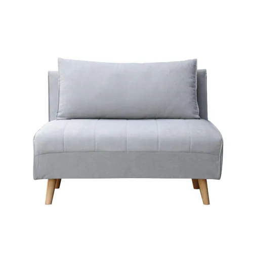 Sofa Cama Plaza Y Media Plegable Tela Patas De Madera - Sillones y sofás, Uruguay | Lais Muebles