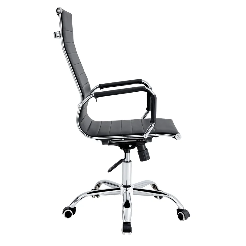 Asiento De Oficina Pu Negro D-101/hy-529 en Negro - Escritorios y sillas de escritorio, Uruguay | Divino, vista 3