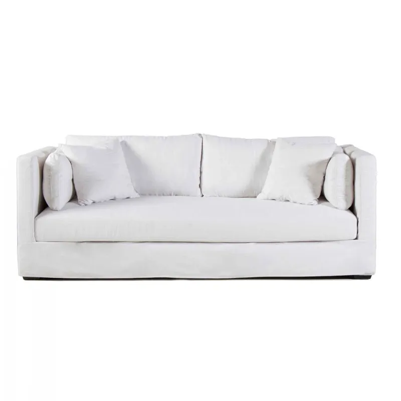 SOFA LESTAT 3,5 PLAZAS TELA HL BLANCO 236X96X84H CM - Sillones y sofás, Uruguay | Vinibel