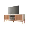 Rack Tannen Puertas Corredizas 1.80 Mt Freijo/off White - Muebles para TV, Uruguay | Albanés, vista 2 de 2